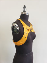 Load image into Gallery viewer, Unisex Faux Croc Vinyl harness Orange