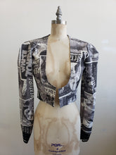 Load image into Gallery viewer, White Zombie crop jacket