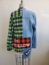 Load image into Gallery viewer, Un-follow mixed plaid shirt