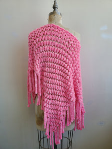 Powder pink shawl