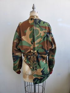 RANDOM Assymetrical Camo jacket