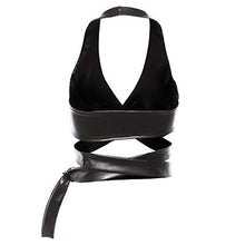 Load image into Gallery viewer, Cut Out Cross Bra Crop Halter