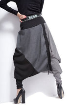 Load image into Gallery viewer, Baggy Harem Drawstring Adjustable Length Pants One size
